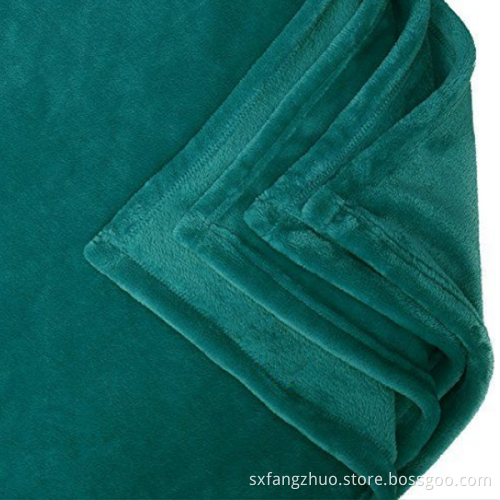 wholesale big size customized super soft flannel fleece winter blanket for adult